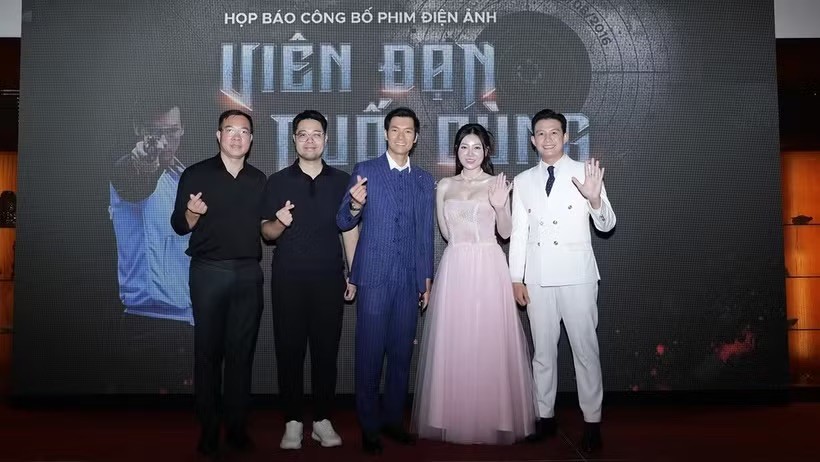 越南与韩国合作拍摄的电影项目《最后一颗子弹》正式亮相。图自越通社 