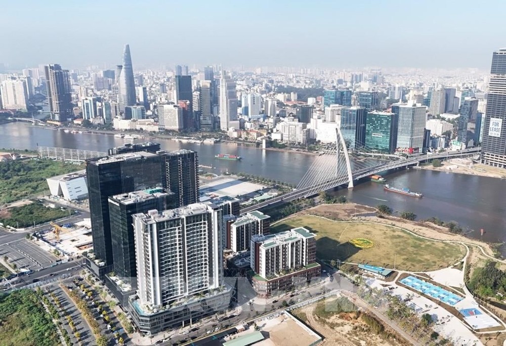 守添半岛国际金融中心核心区。图：鸿达/越通社。 