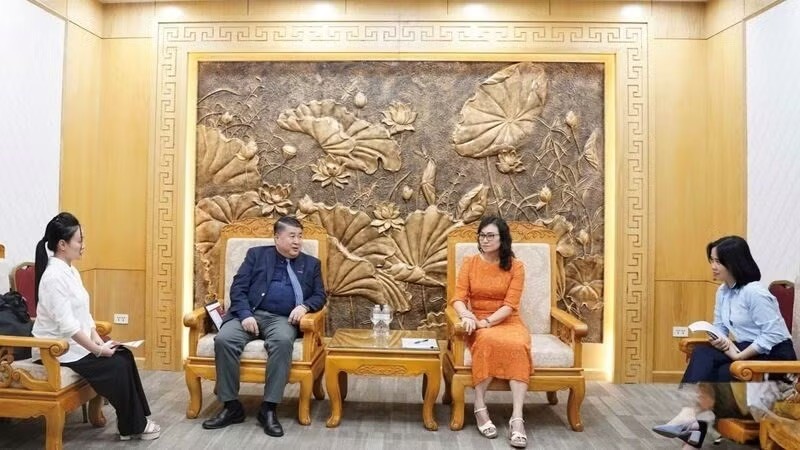 会见现场。图自工商部 