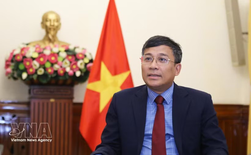 党中央委员、外交部常务副部长阮明宇。