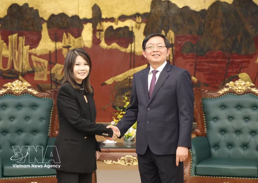越南政府副总理胡国勇会见东南亚半导体协会（SEMI SEA）主席Linda Tan。