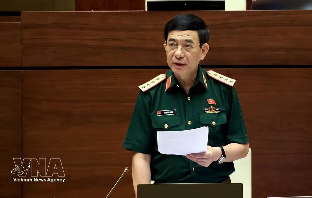 政府副总理兼国防部部长潘文江大将。图自越通社