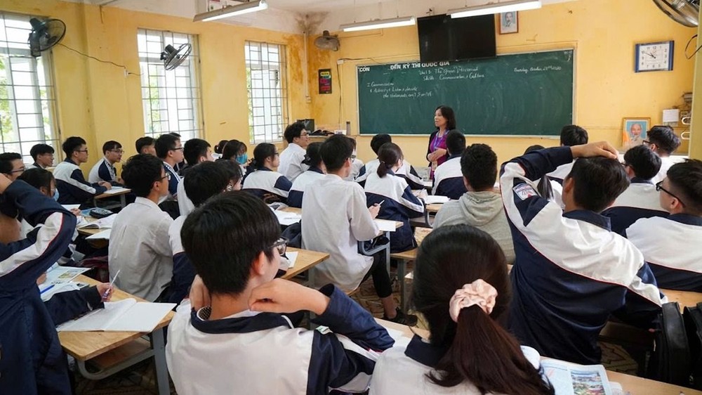 河内光中高中学校十二年级学生。（图：潘草）