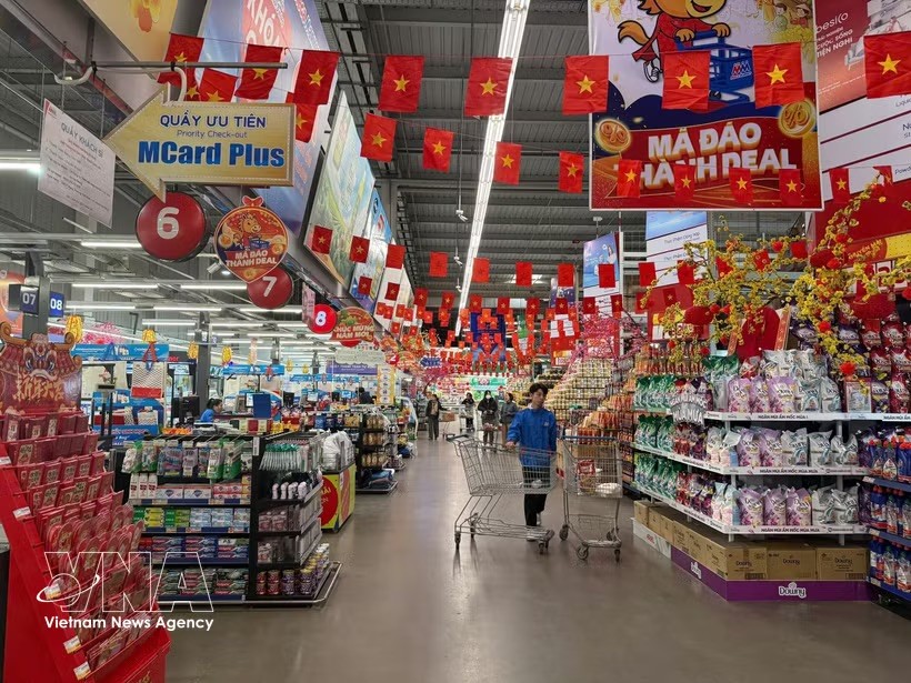 越南商品在超市中的占比保持在高位。