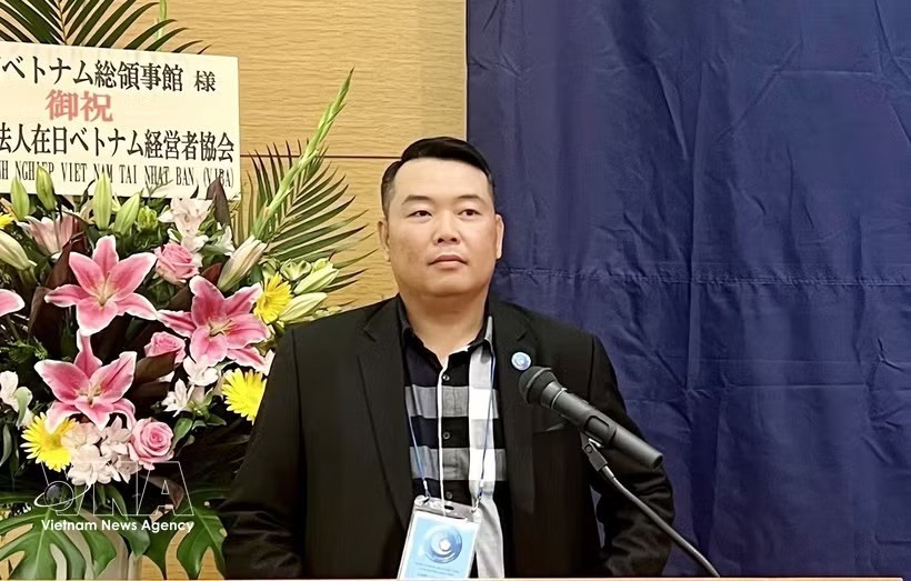 胡志明市海外越南人联络协会秘书长阮武明煌。 