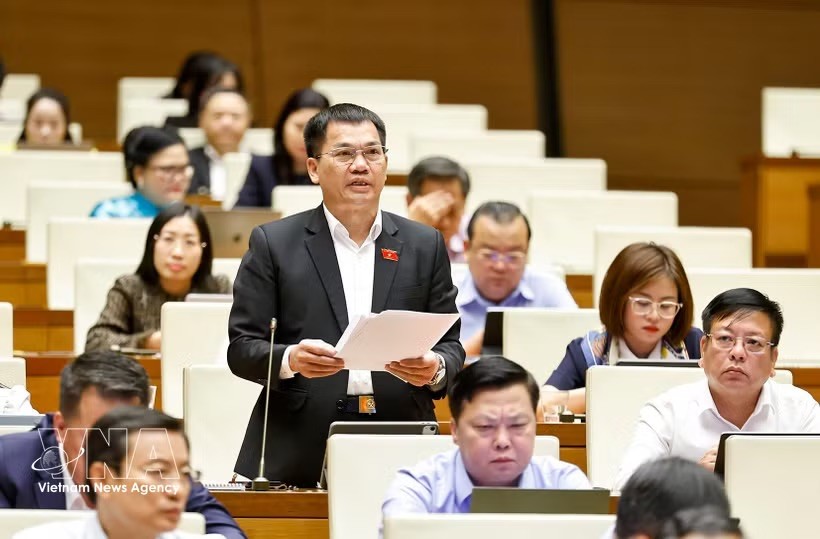 林同省代表杨克梅发表意见。