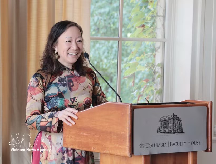 美国哥伦比亚大学韦瑟黑德东亚研究所所长阮氏莲姮教授。