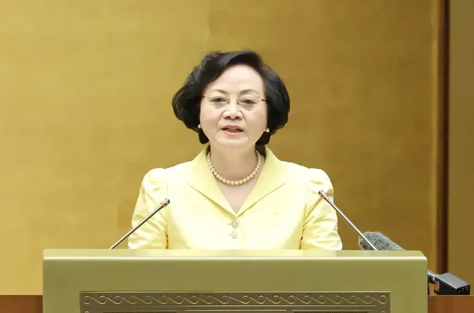 政府副总理范氏清茶传达关于吸引、重用人才的专题。图：光福