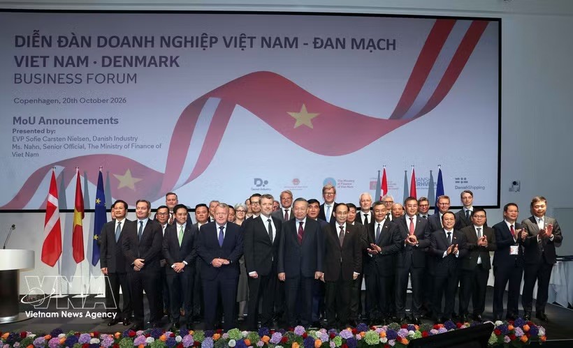 党中央总书记、国家主席苏林出席越丹企业论坛。