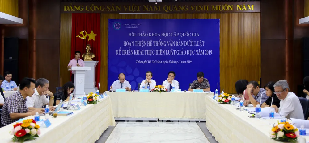 Bàn chuyện thực thi Luật Giáo dục 2019 ảnh 1