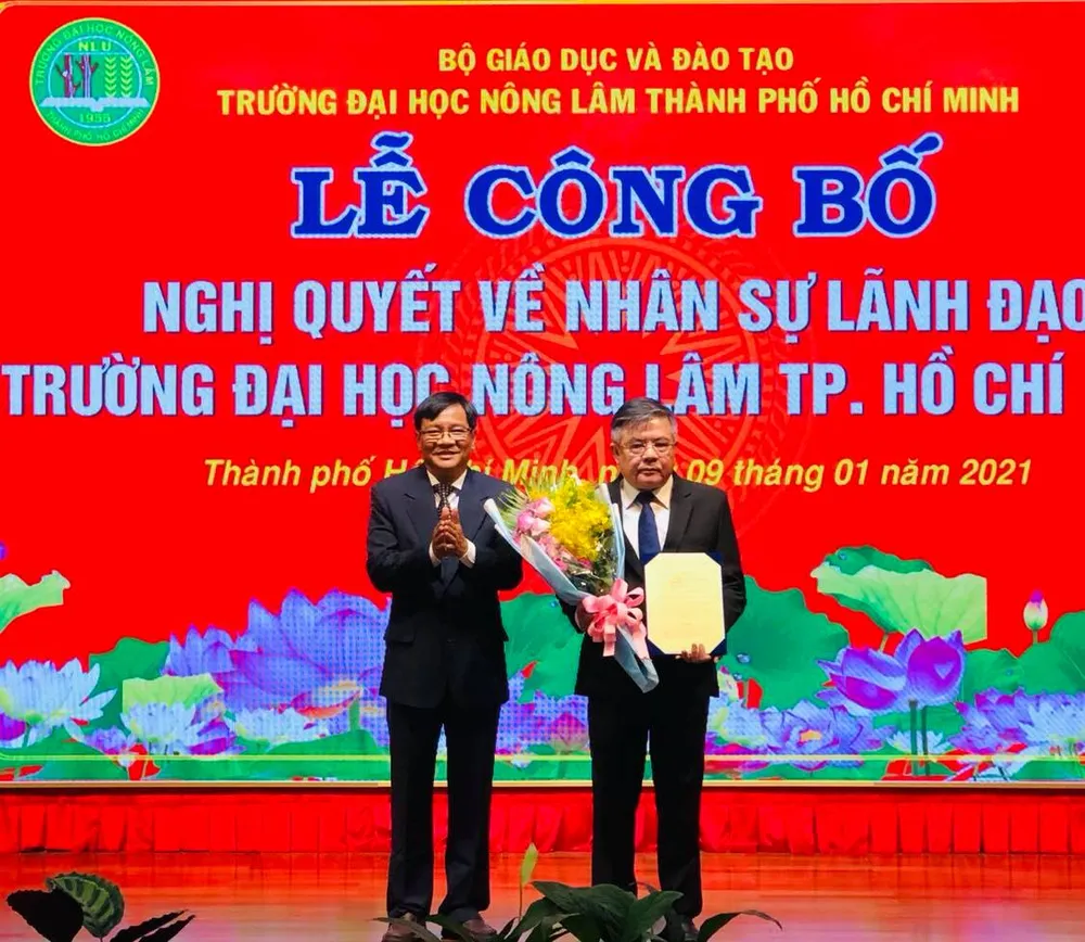 PGS-TS Huỳnh Thanh Hùng giữ quyền hiệu trưởng ĐH Nông lâm TPHCM ảnh 1