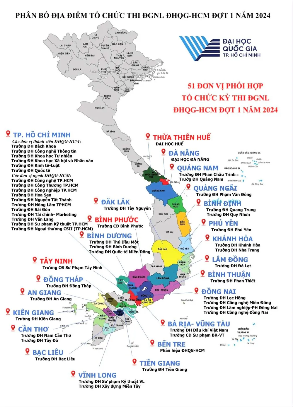 Bản đồ phân bố địa điểm thi đánh giá năng lực đợt 1 tại các tỉnh, thành phố .jpg
