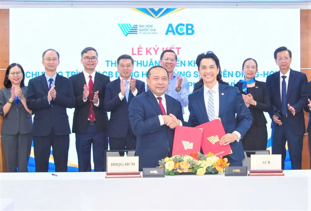 ACB tài trợ 50 tỷ đồng cho sinh viên ĐHQG TPHCM vay với lãi suất 2%