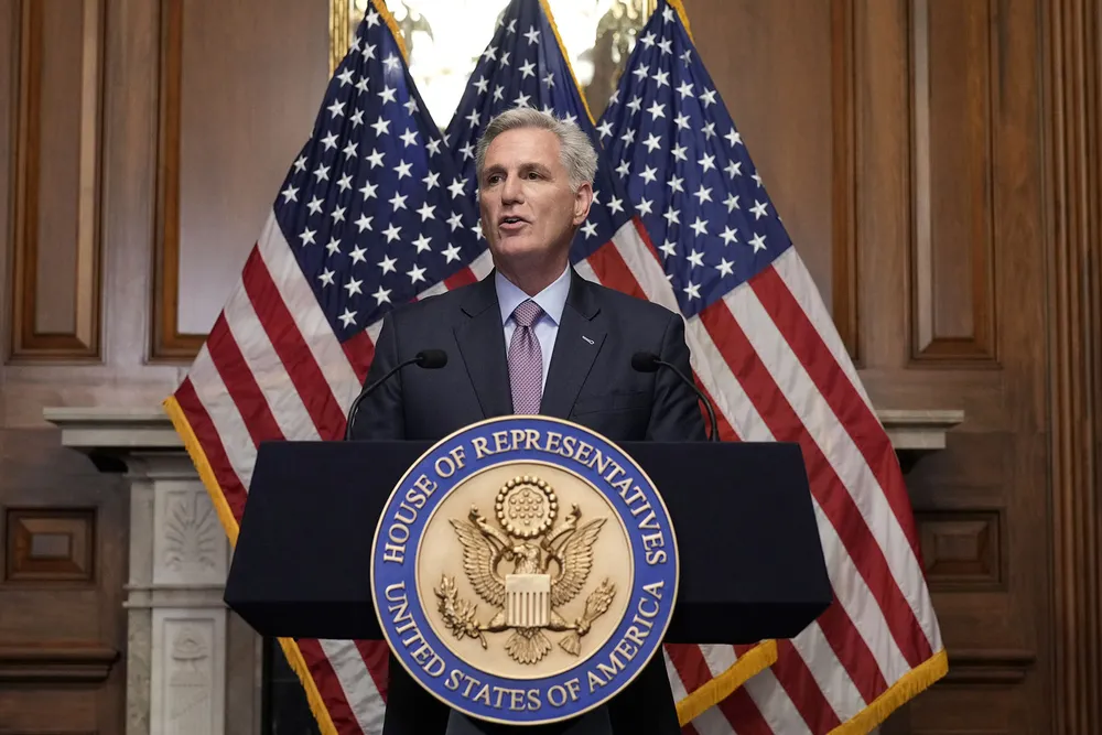 Chủ tịch Hạ viện Mỹ Kevin McCarthy. Ảnh: AP