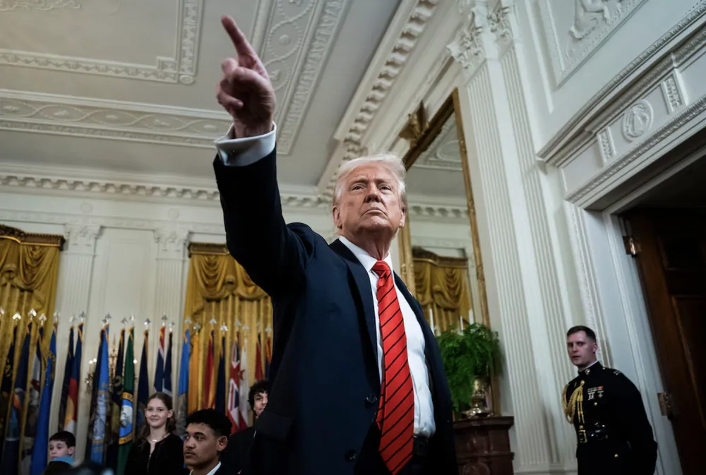 Tổng thống Mỹ Donald Trump tại Nhà Trắng. Ảnh: WASHINGTON POST