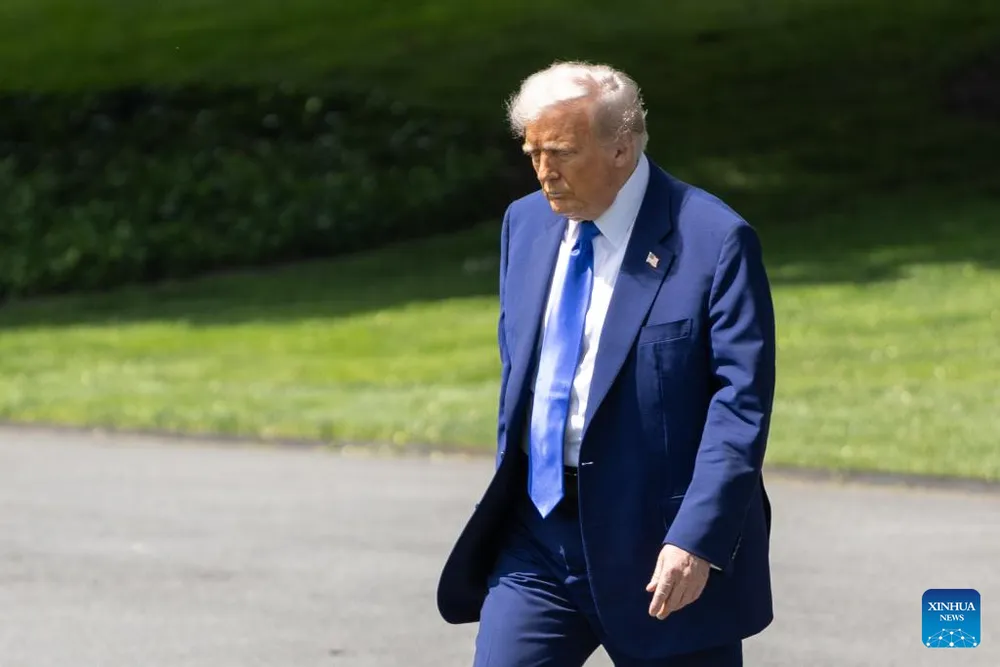 Tổng thống Mỹ Donald Trump. Ảnh: XINHUA 