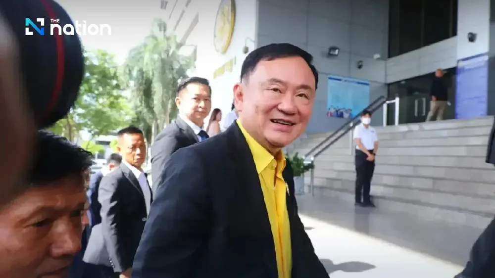 Cựu Thủ tướng Thái Lan Thaksin Shinawatra. Ảnh: NATION