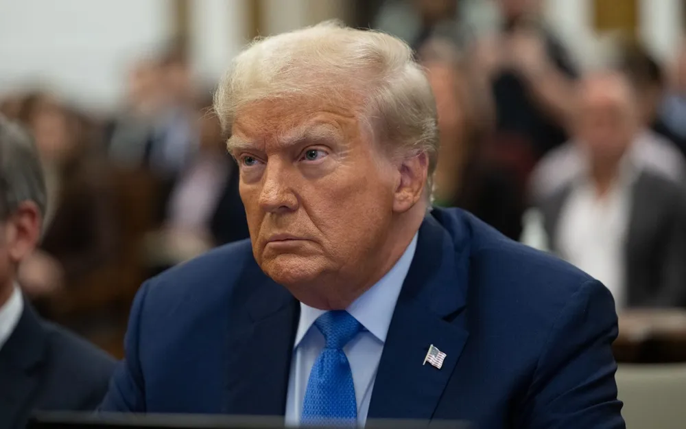 Tổng thống Mỹ Donald Trump. Ảnh: CURTIS MEAN/DAILY MAIL/BLOOMBERG