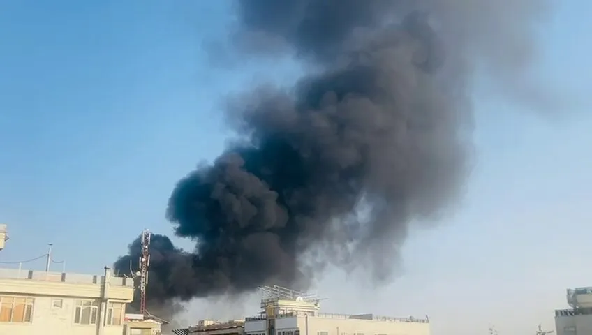 Các vụ nổ xảy ra tại thành phố Kabul, Afghanistan. Ảnh: AMU TV