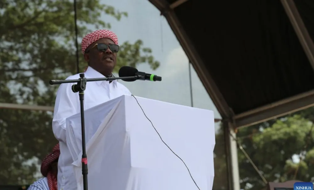 Tổng thống Guinea-Bissau Umaro Sissoco Embalo. Ảnh: XINHUA 