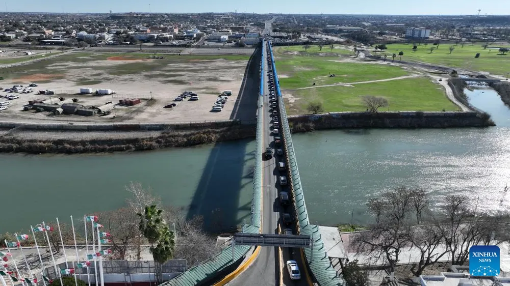 Khu vực biên giới Mỹ - Mexico. Ảnh: XINHUA 