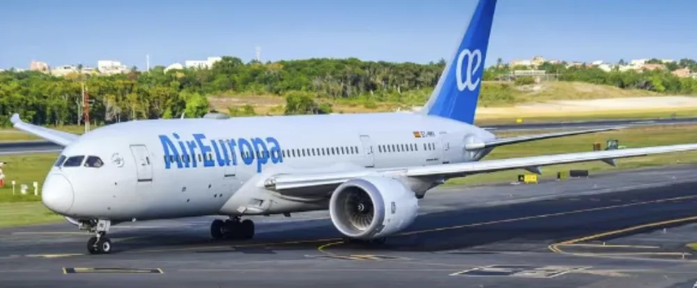 Chiếc Boeing 787-9 Dreamliner của hãng hàng không Air Europa. Ảnh: AIR EUROPA