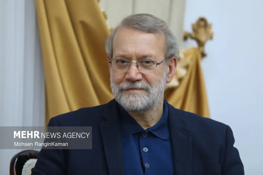 Thư ký Hội đồng An ninh Quốc gia Tối cao Ali Larijani. Ảnh MEHR NEWS