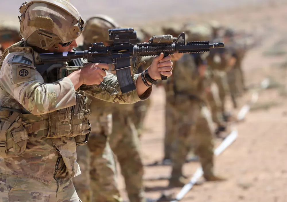 Quân đội Mỹ tham gia huấn luyện tại Trung Đông. Ảnh: CENTCOM 
