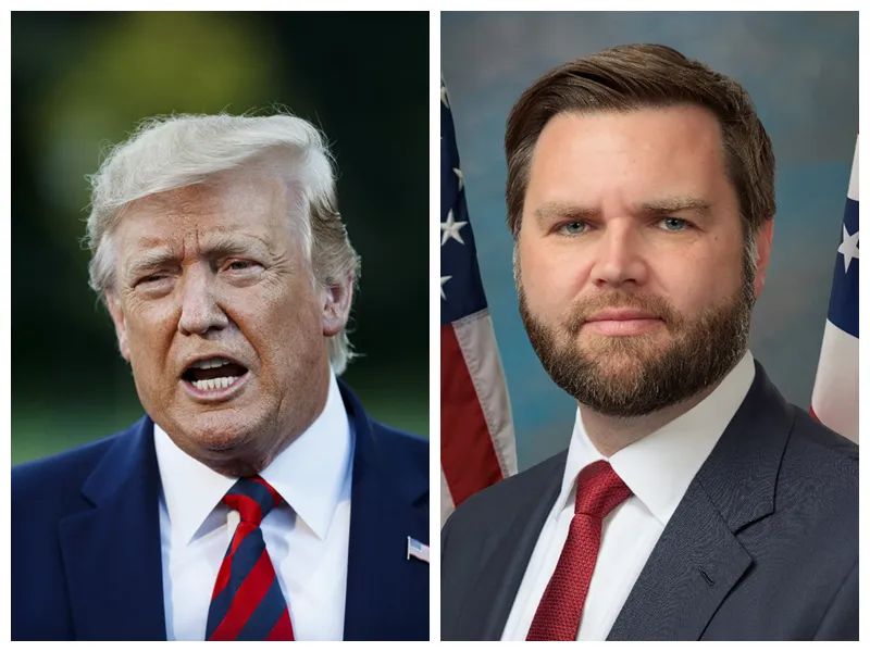 Tổng thống Donald Trump và Phó Tổng thống JD Vance. Ảnh: XINHUA 