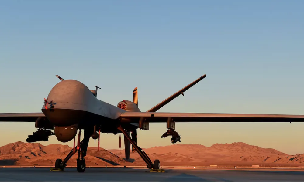Máy bay không người lái (UAV) MQ-9 Reaper. Ảnh: SENIOR AIMAN HALEY STEVENS/ U.S AIR FORCE 