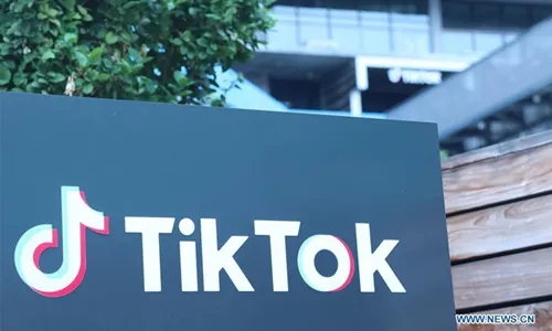 Văn phòng TikTok tại Los Angeles (Mỹ). Ảnh: XINHUA 