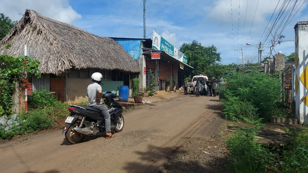 Hiện trường xảy ra vụ án mạng