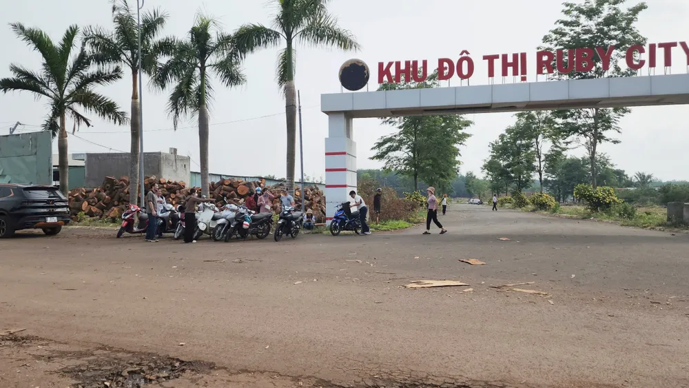 Một góc Dự án Khu đô thị Ruby City