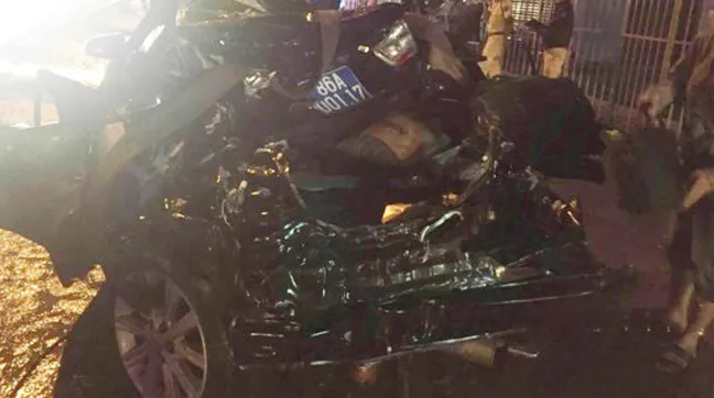 Vụ tai nạn thảm khốc làm 4 cán bộ công an thương vong.