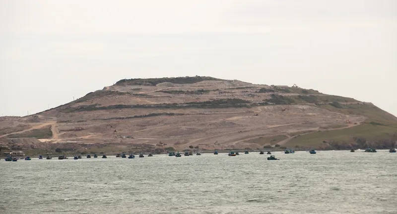 Dự án nghỉ dưỡng đồi Hòn Rơm liên tiếp bị xử phạt ảnh 1