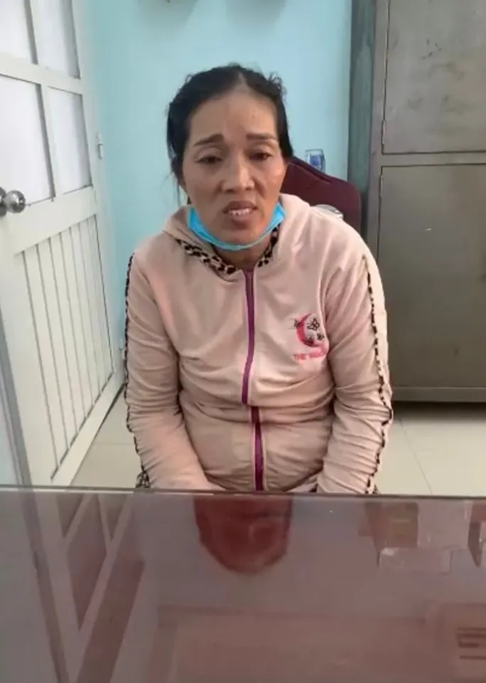 Nghi phạm Nguyễn Thị Thanh bị bắt giữ. Ảnh: CQĐT