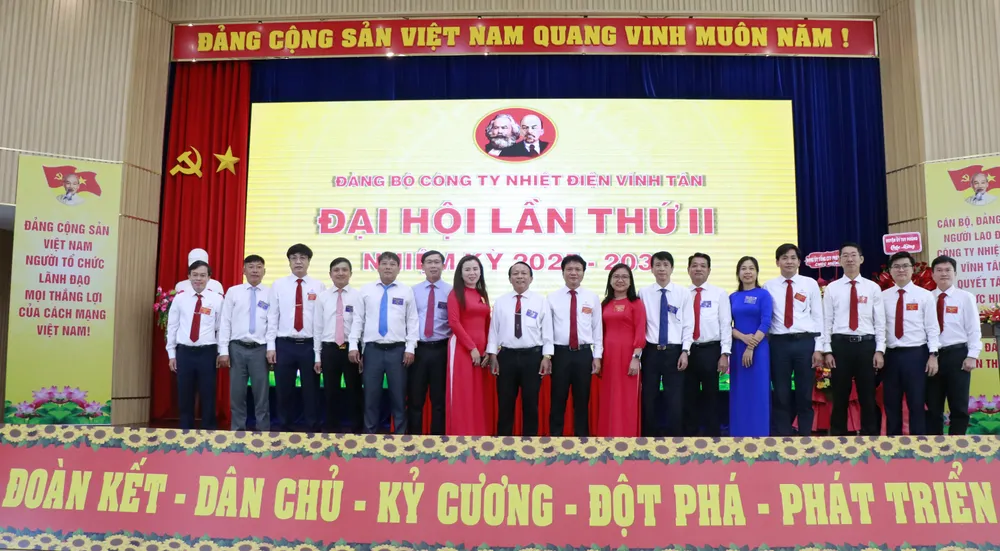Đảng bộ Công ty Nhiệt điện Vĩnh Tân tổ chức thành công Đại hội lần thứ II, nhiệm kỳ 2025–2030