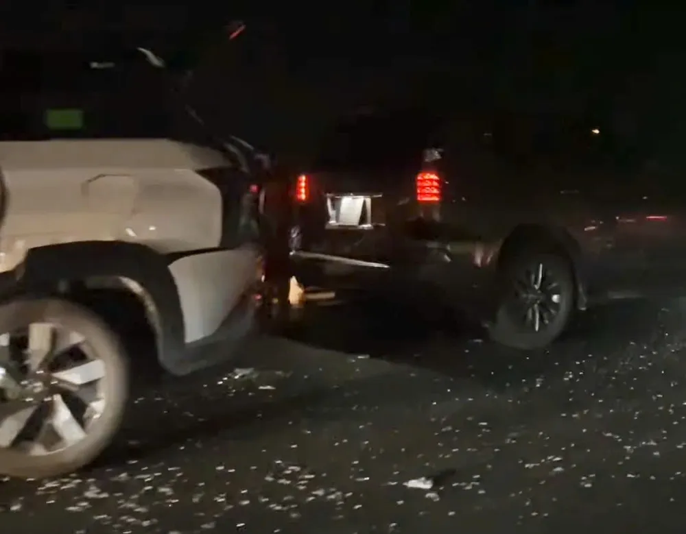 5 xe ô tô va chạm liên hoàn trên đường cao tốc Phan Thiết - Dầu Giây