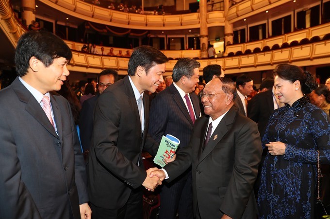 Grand ceremony marks 50 years of Vietnam- Cambodia diplomatic ties ảnh 1