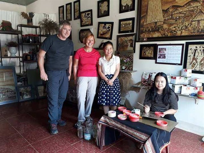 Rice paintings in Kon Tum highlight Central Highlands ảnh 4