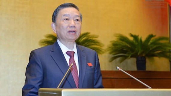Minister of Public Security To Lam (Photo: quochoi.vn)