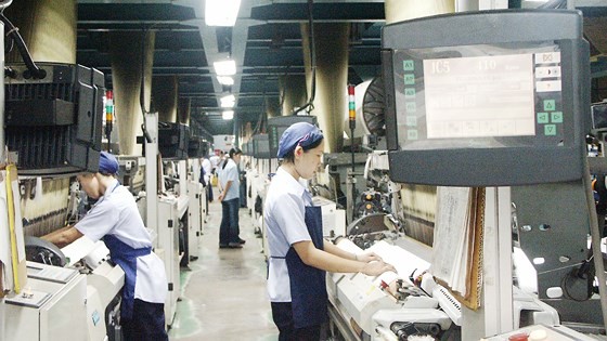 The modern production chain of Thai Tuan Textile and Garment Company (Photo: SGGP)