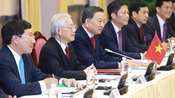 Top Vietnamese leader holds talks with US President ảnh 3