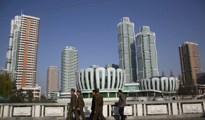 A street in Pyongyang of the DPRK (Photo: AP)