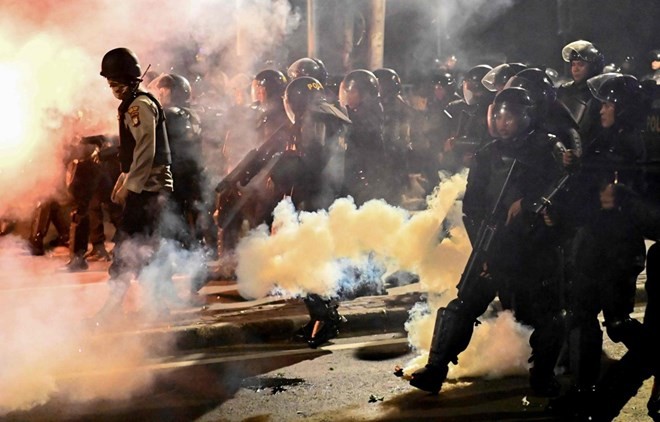 Indonesian police (Source: AFP)