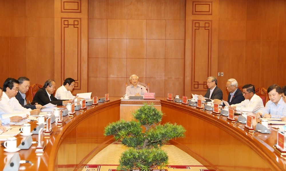 The meeting on November 18 takes place under the chair of Party General Secretary and State President Nguyen Phu Trong (Photo: VNA)