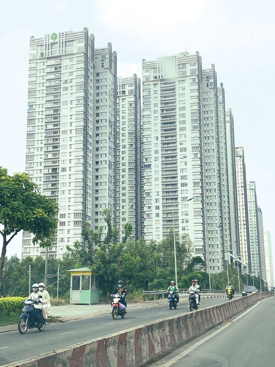 Apartment projects in District 7, Ho Chi Minh City (Photo: SGGP)