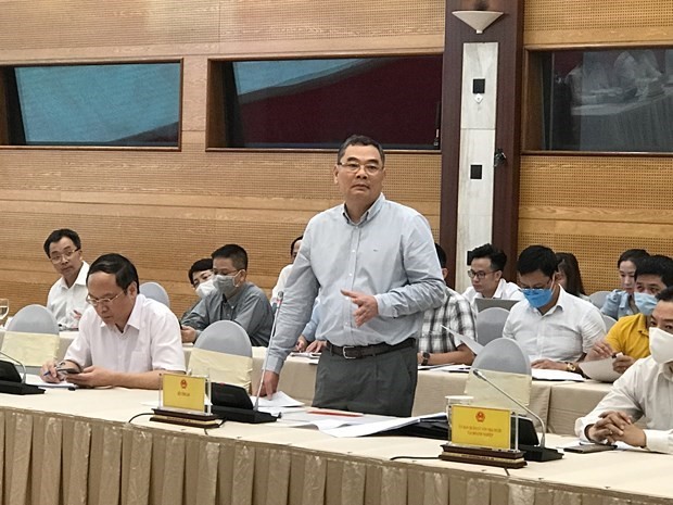 Chief of the Office of the Ministry of Public Security and spokesman, Maj. Gen. To An Xo at the event (Photo: VNA) 