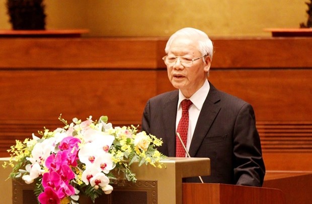 Speech of Party leader Nguyen Phu Trong at conference reviewing Directive 05 ảnh 1