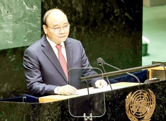 President raises proposals at UNSC’s high-level open debate on climate security ảnh 1